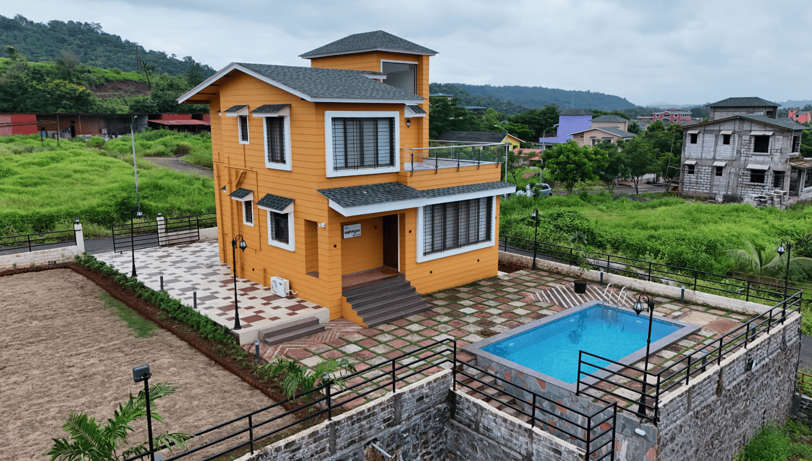 Private pool villa in shahapur